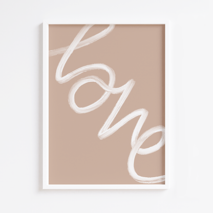 Neutral Love Print