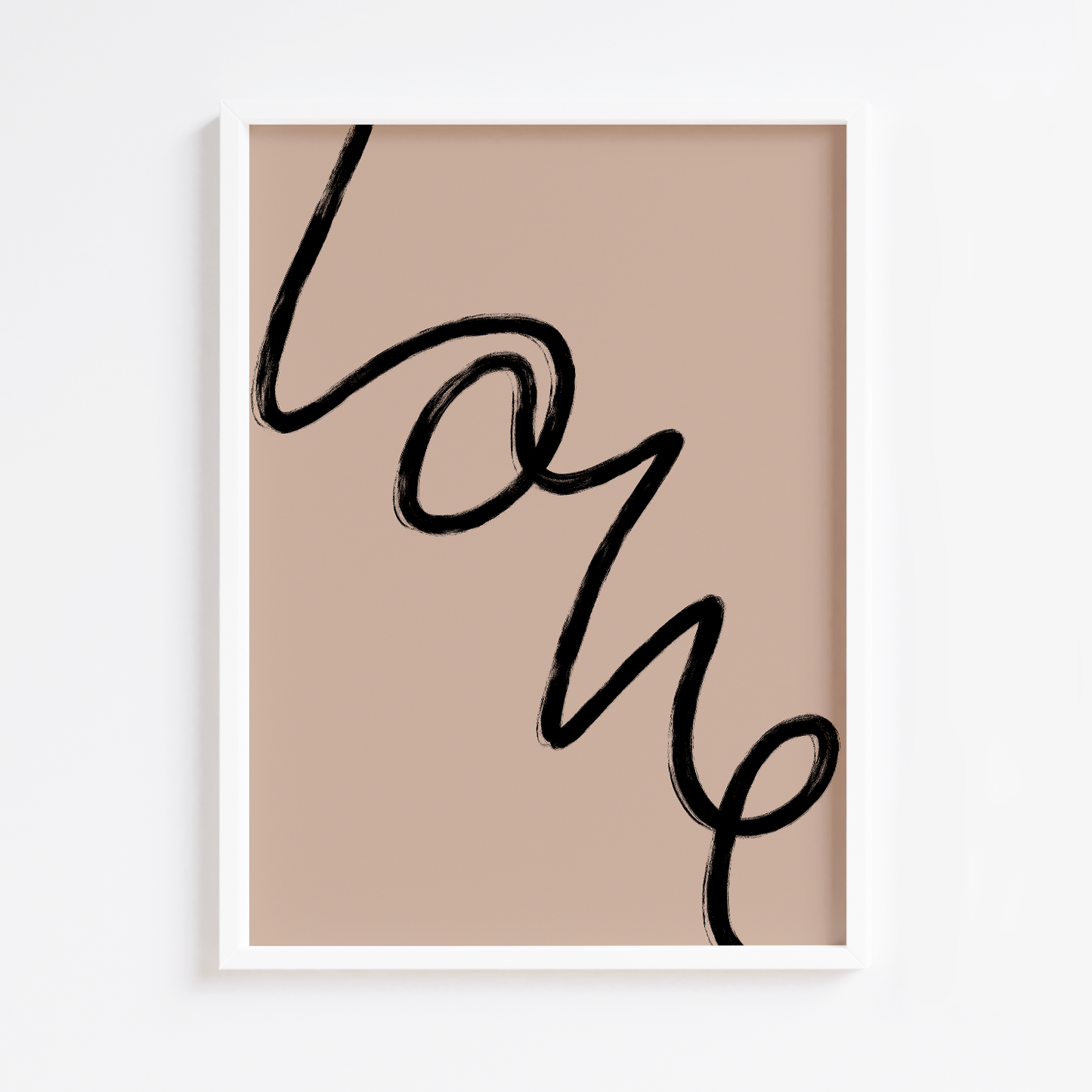 Neutral Joy Print Black