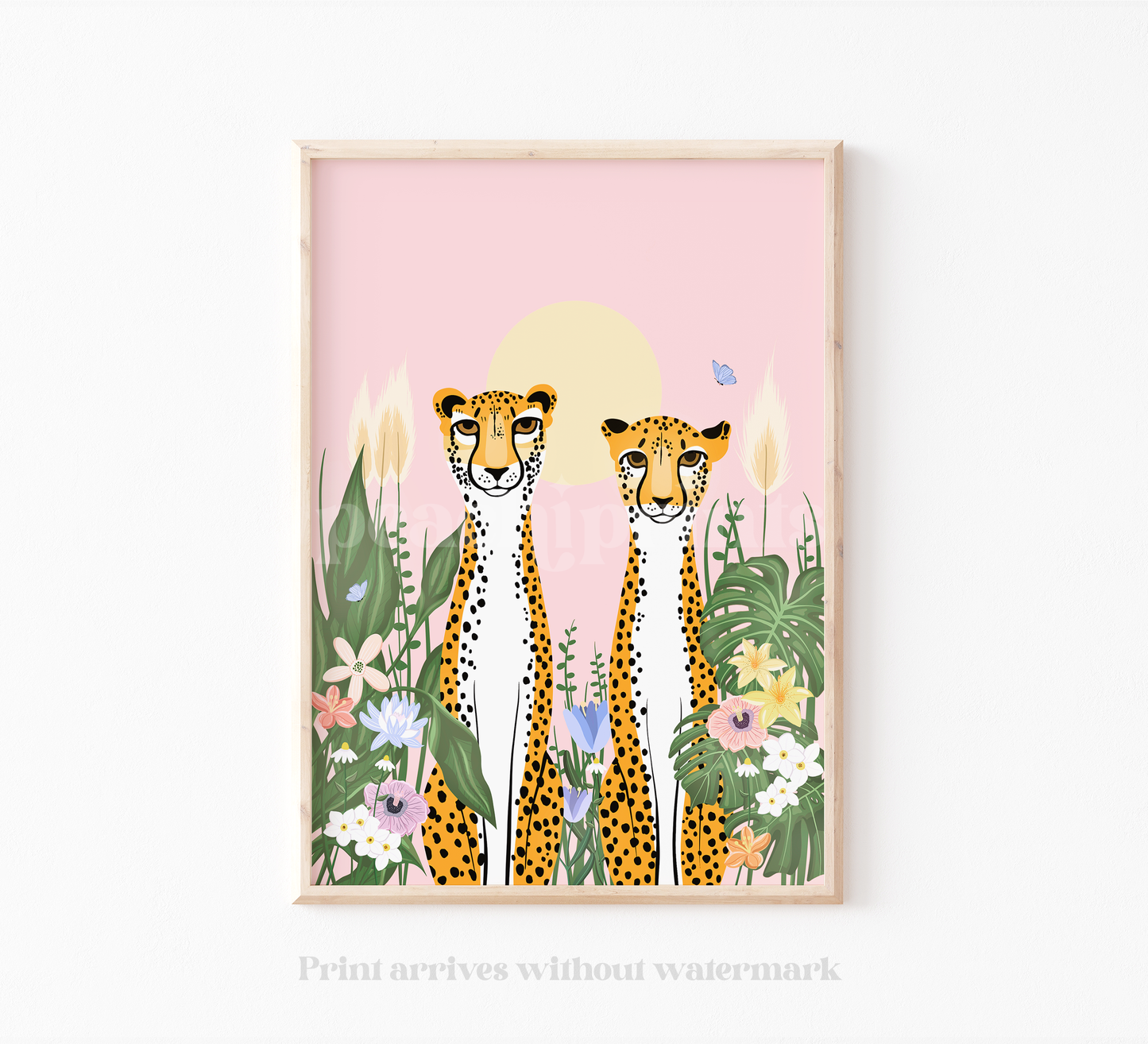 Tropical Cheetah Duo Print