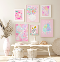 Load image into Gallery viewer, Pastel Spot Vase Print
