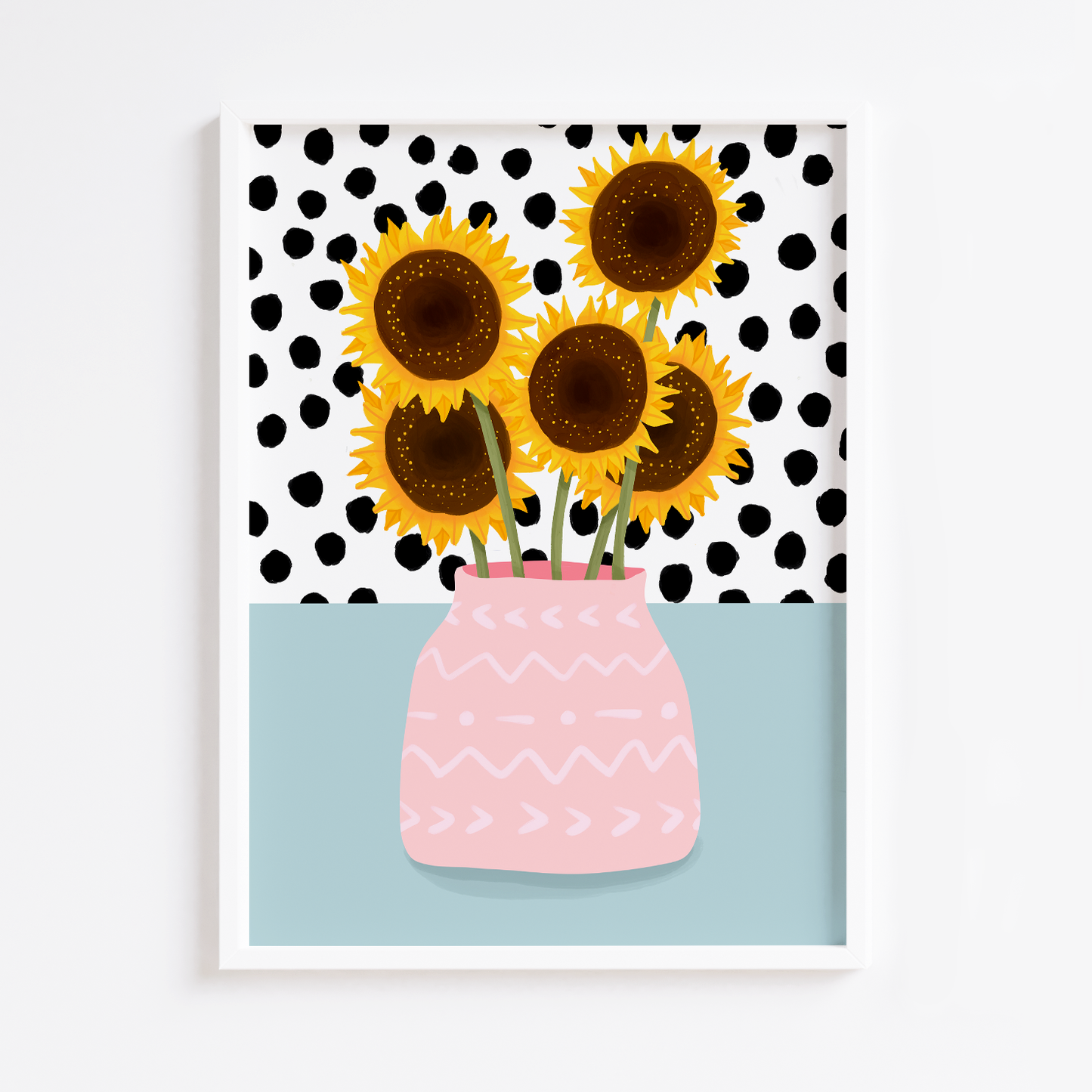 Sunflower Spots Print