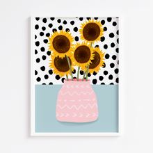 Load image into Gallery viewer, Sunflower Spots Print
