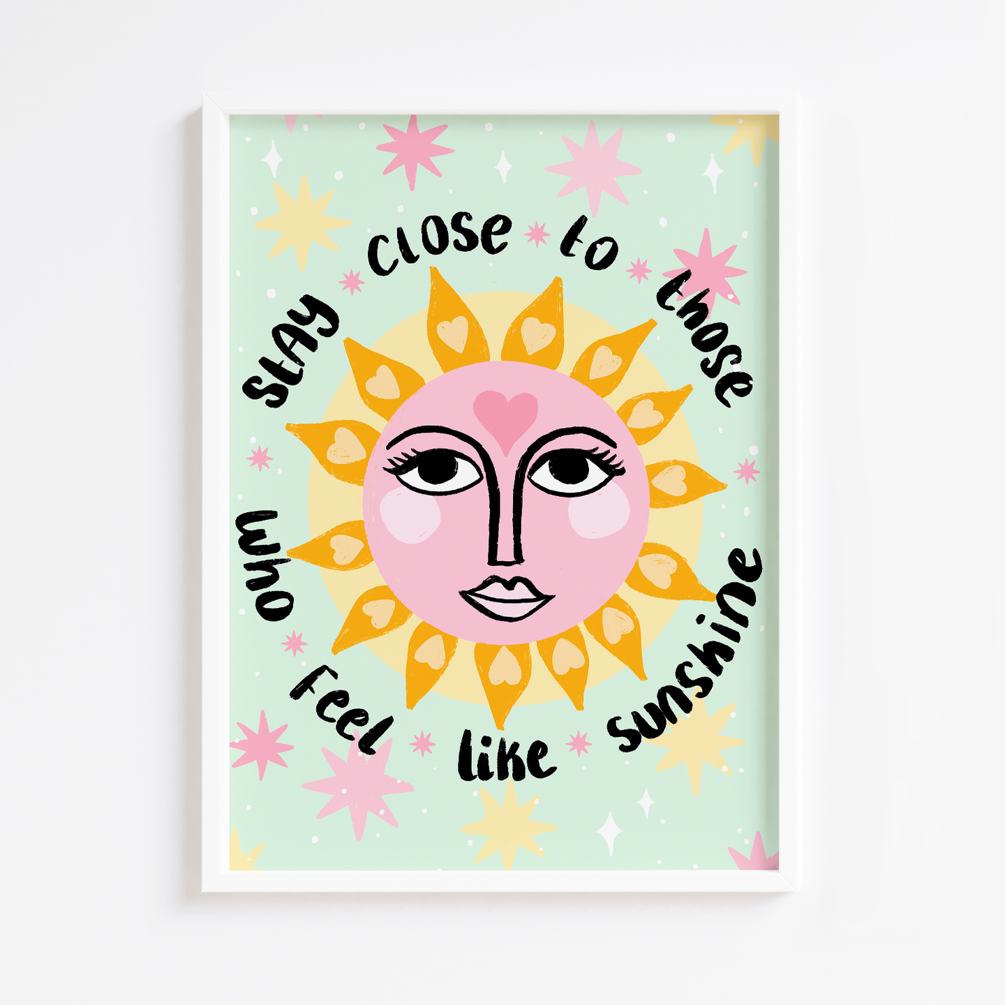Sunshine Boho Art Print