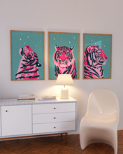 Load image into Gallery viewer, Set of 3 Starry Tiger Prints

