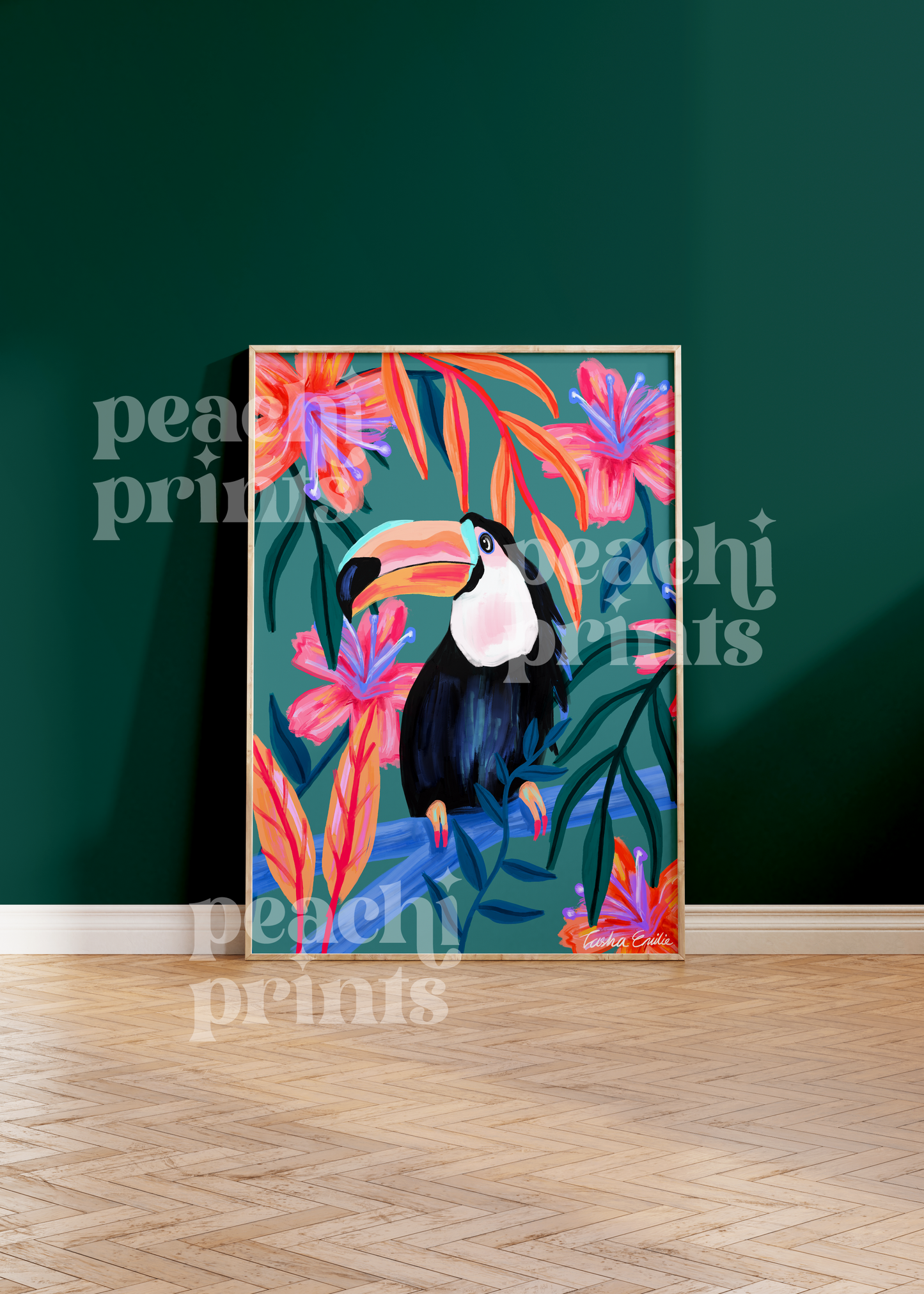 Botanical Toucan Print