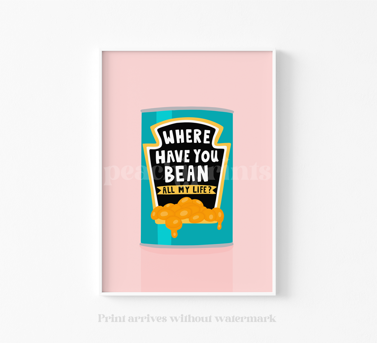 Where Have You Bean Print