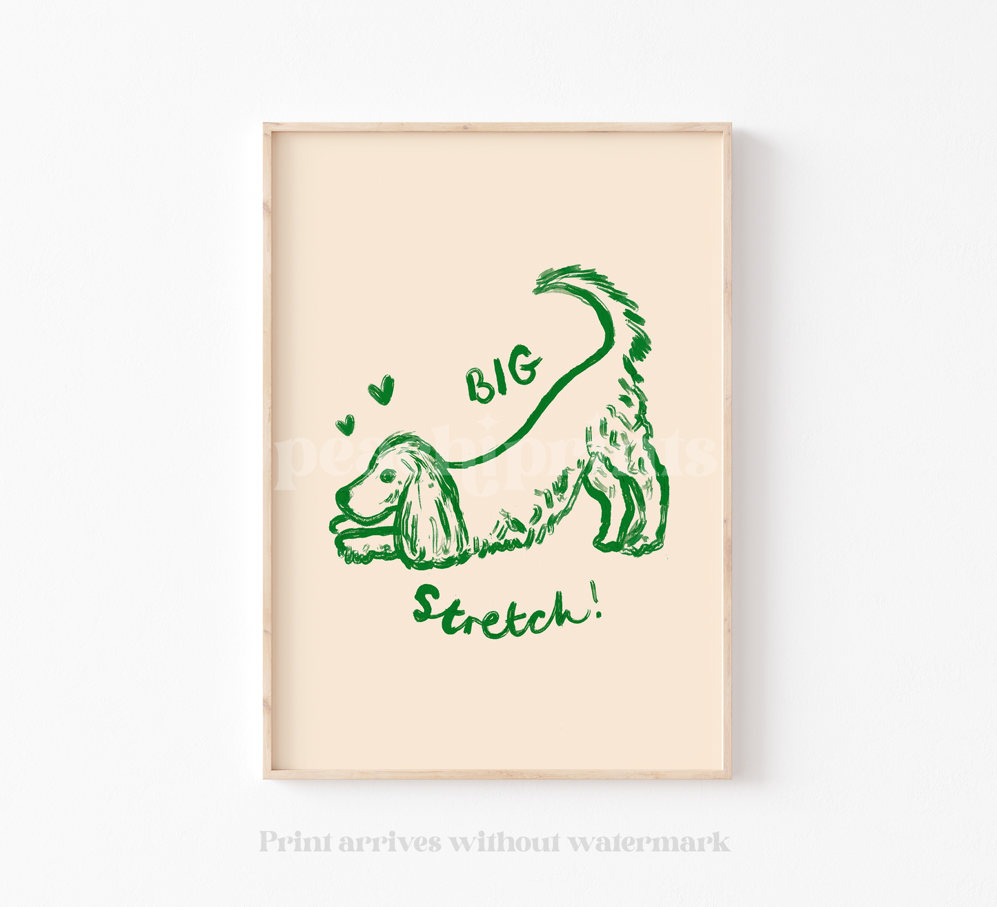 Big Stretch Cocker Spaniel Print