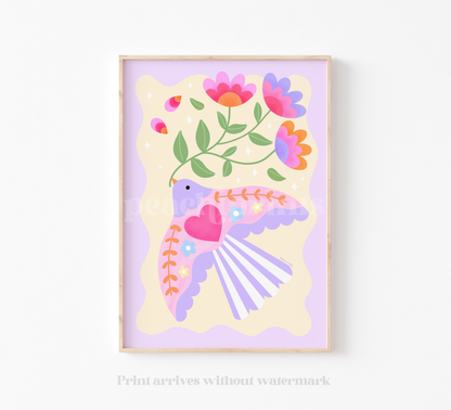 Soaring in Spring's Bloom Print