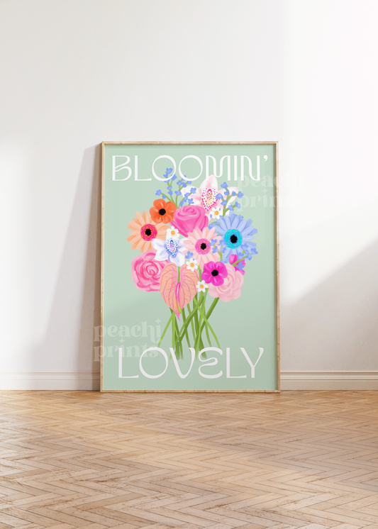 Bloomin' Lovely Flower Print