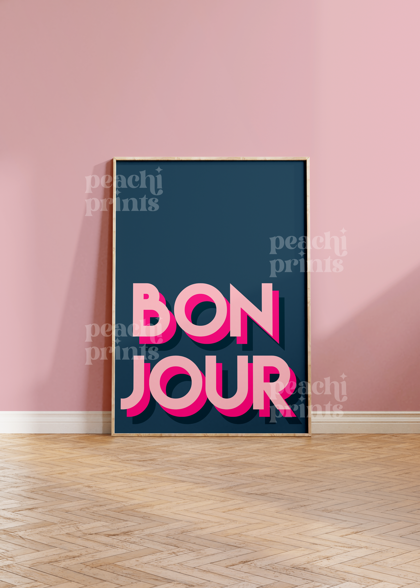 Bright Bonjour Print