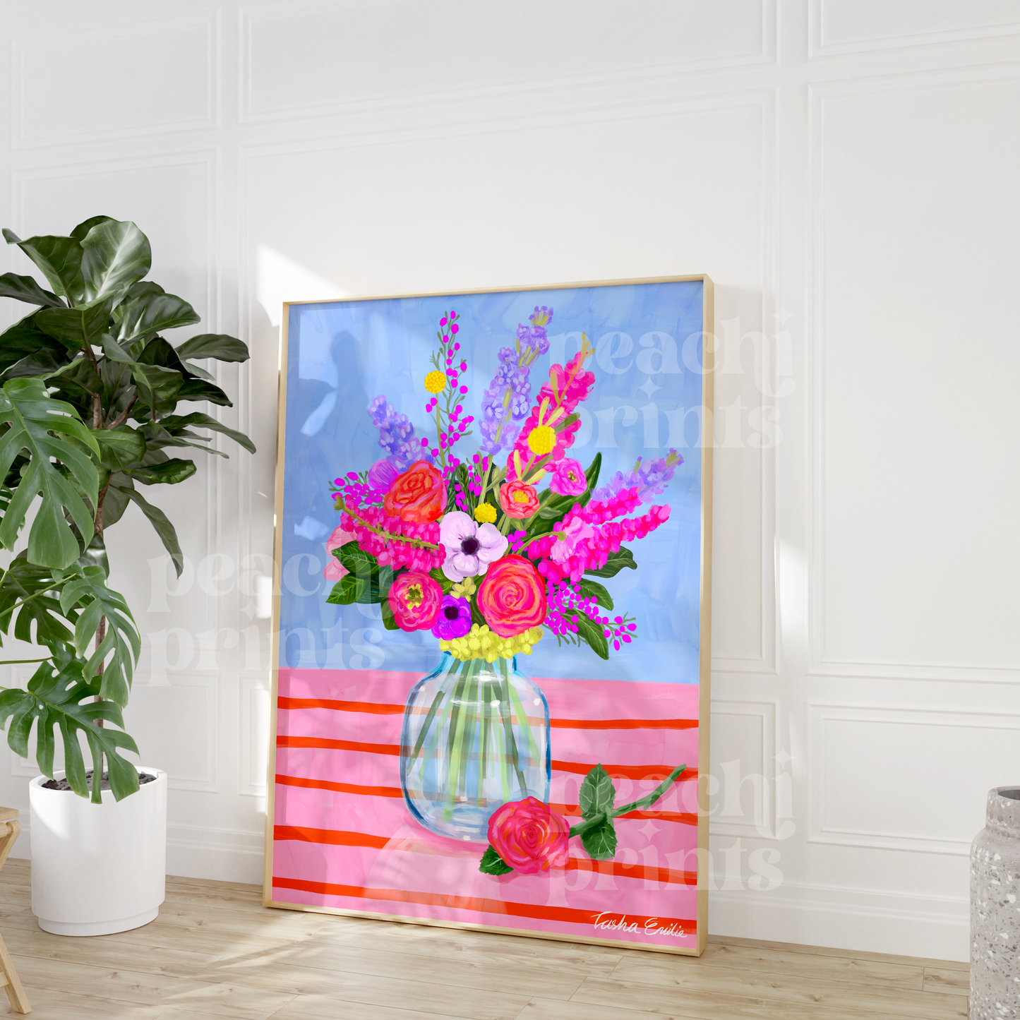 Vibrant Bouquet Still Life Print