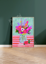 Load image into Gallery viewer, Vibrant Bouquet Still Life Print
