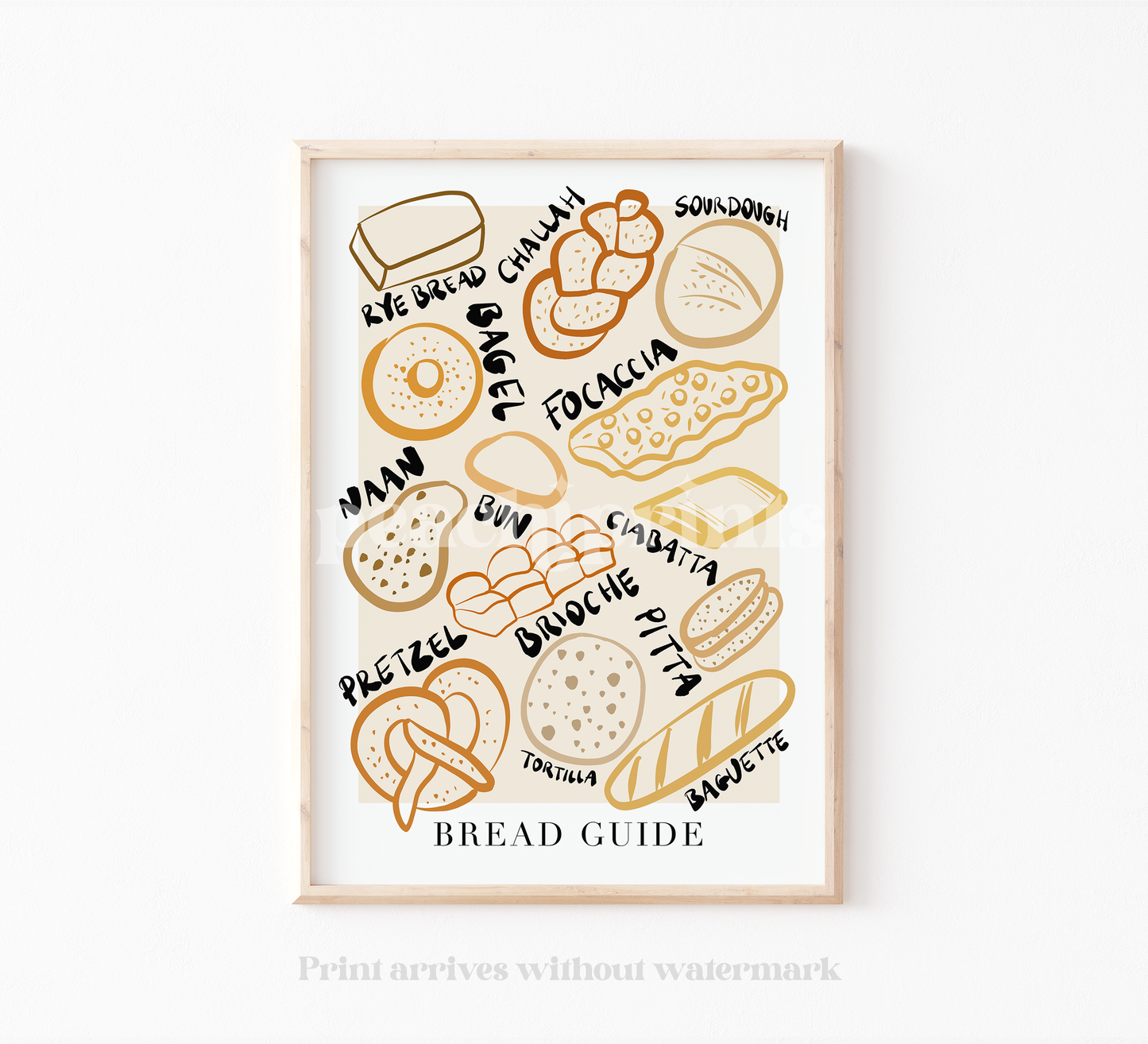 Bread Guide Neutral Print