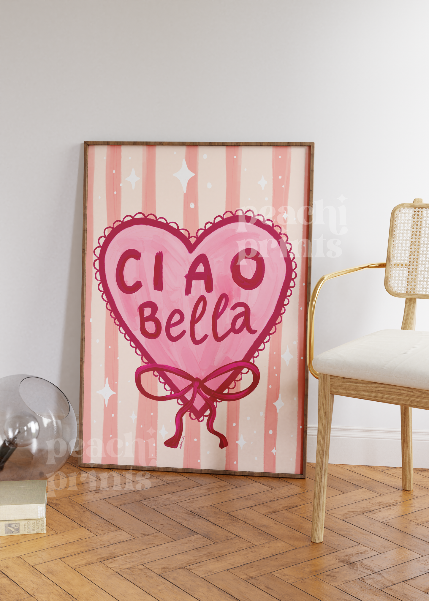 Ciao Bella Heart Print