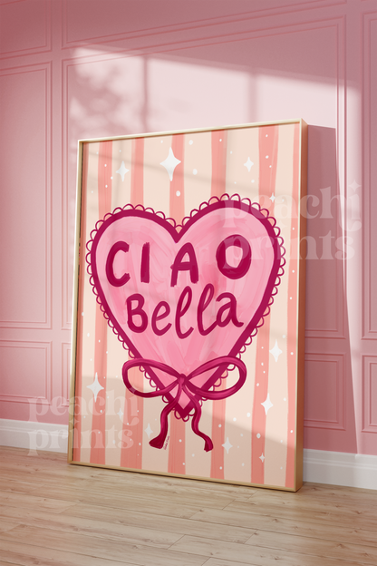 Ciao Bella Heart Print