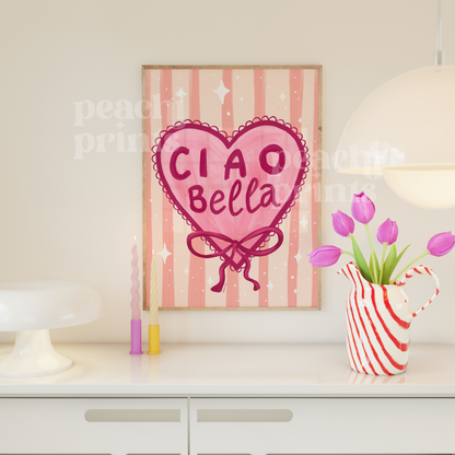 Ciao Bella Heart Print