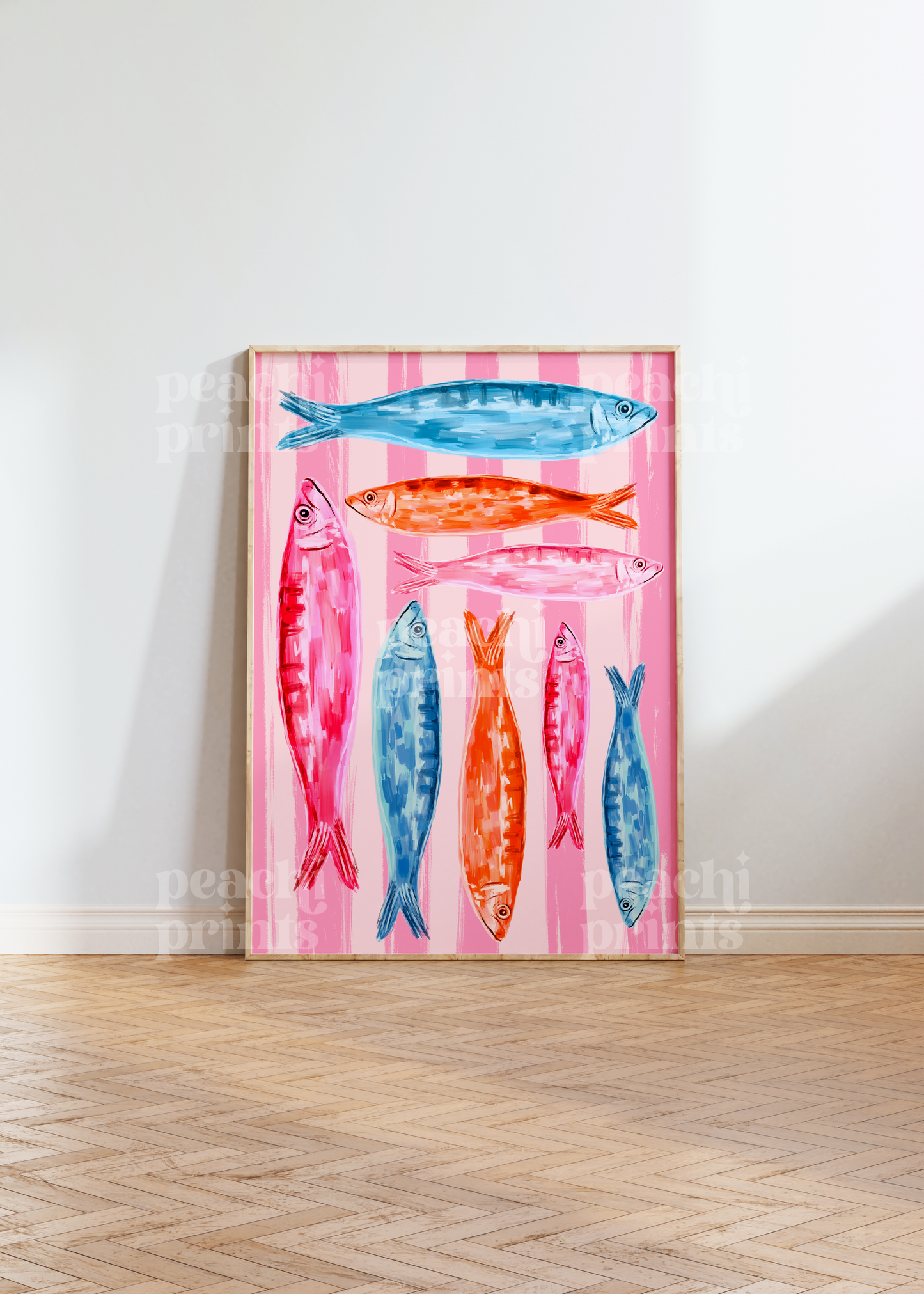 Colourful Sardines Print