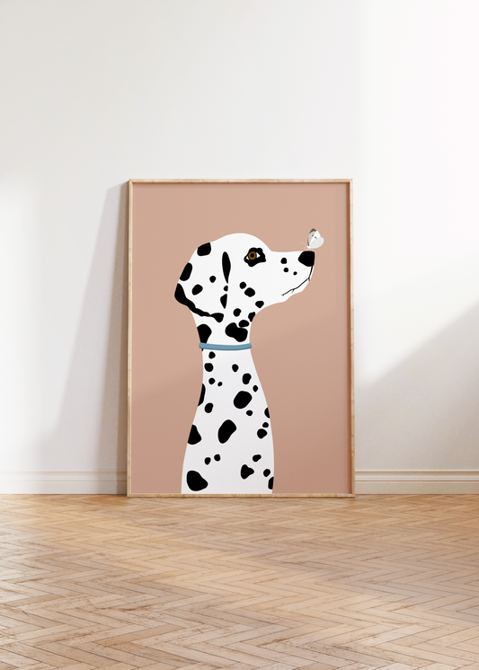 Abstract Dalmatian Print