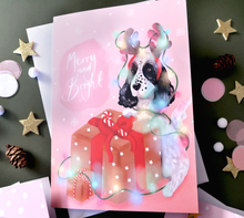 Load image into Gallery viewer, Pink Christmas Cards Variety Pack of 3
