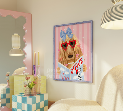 Retro Cocker Spaniel Print