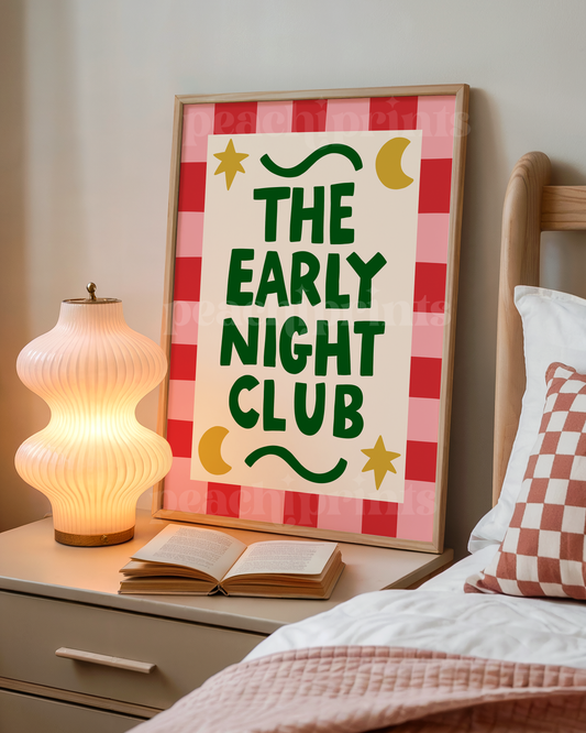 Early Night Club Print