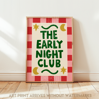 Early Night Club Print