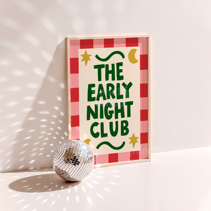Early Night Club Print