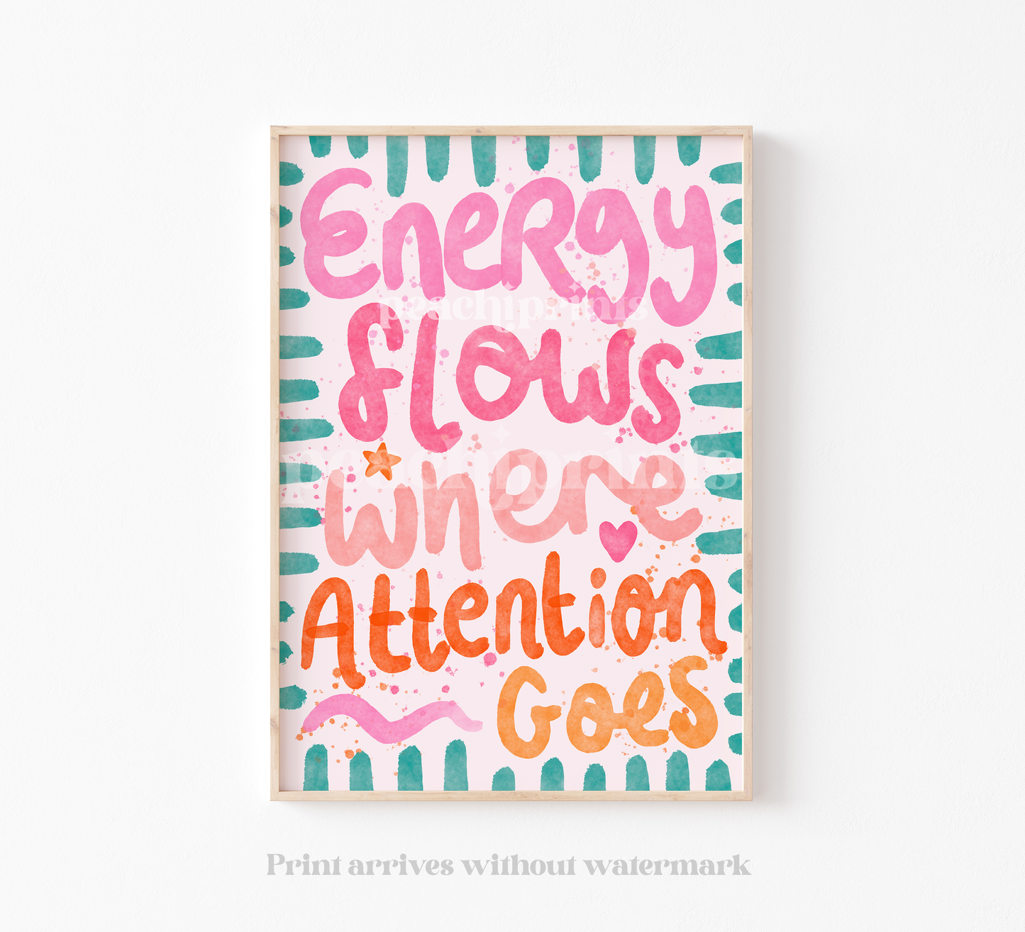 Energy Flows Where Attention Goes Print
