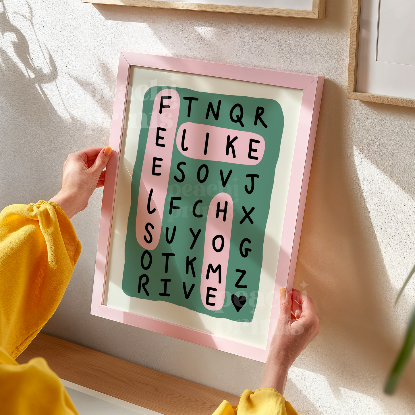 Feels Like Home Word Print