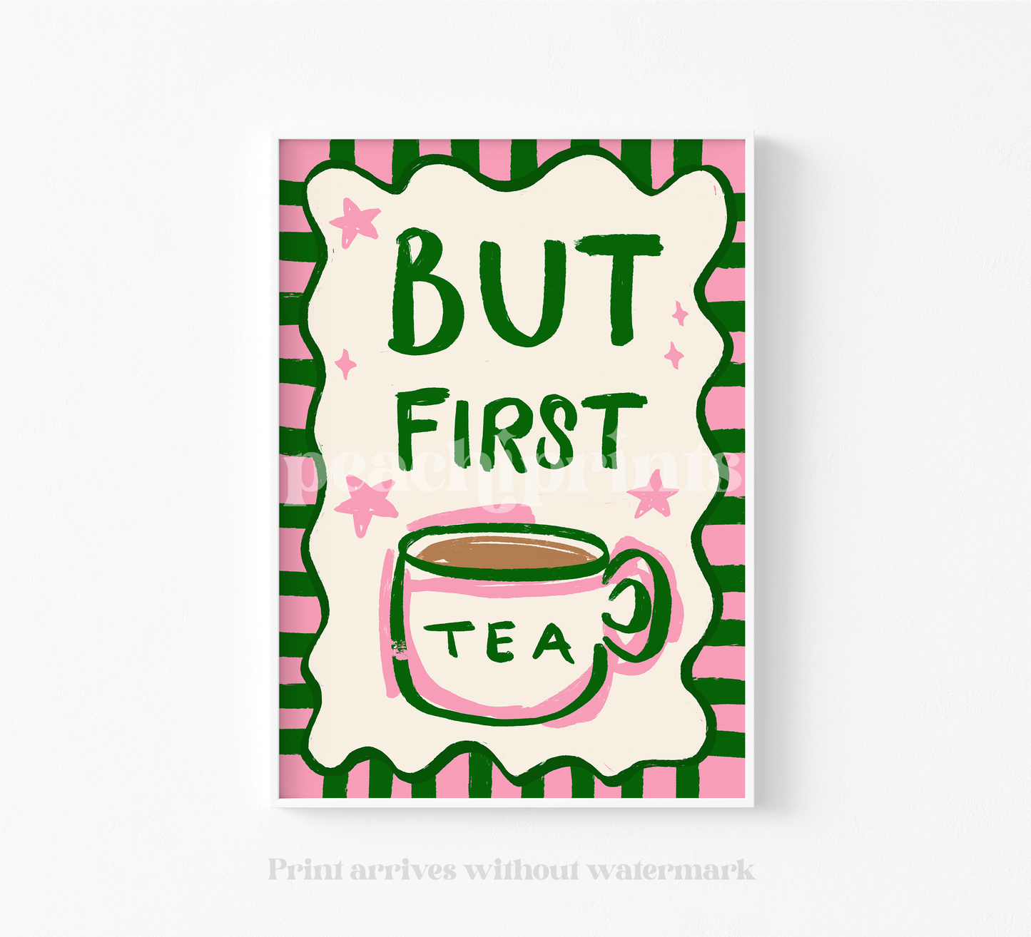 But First Tea Print