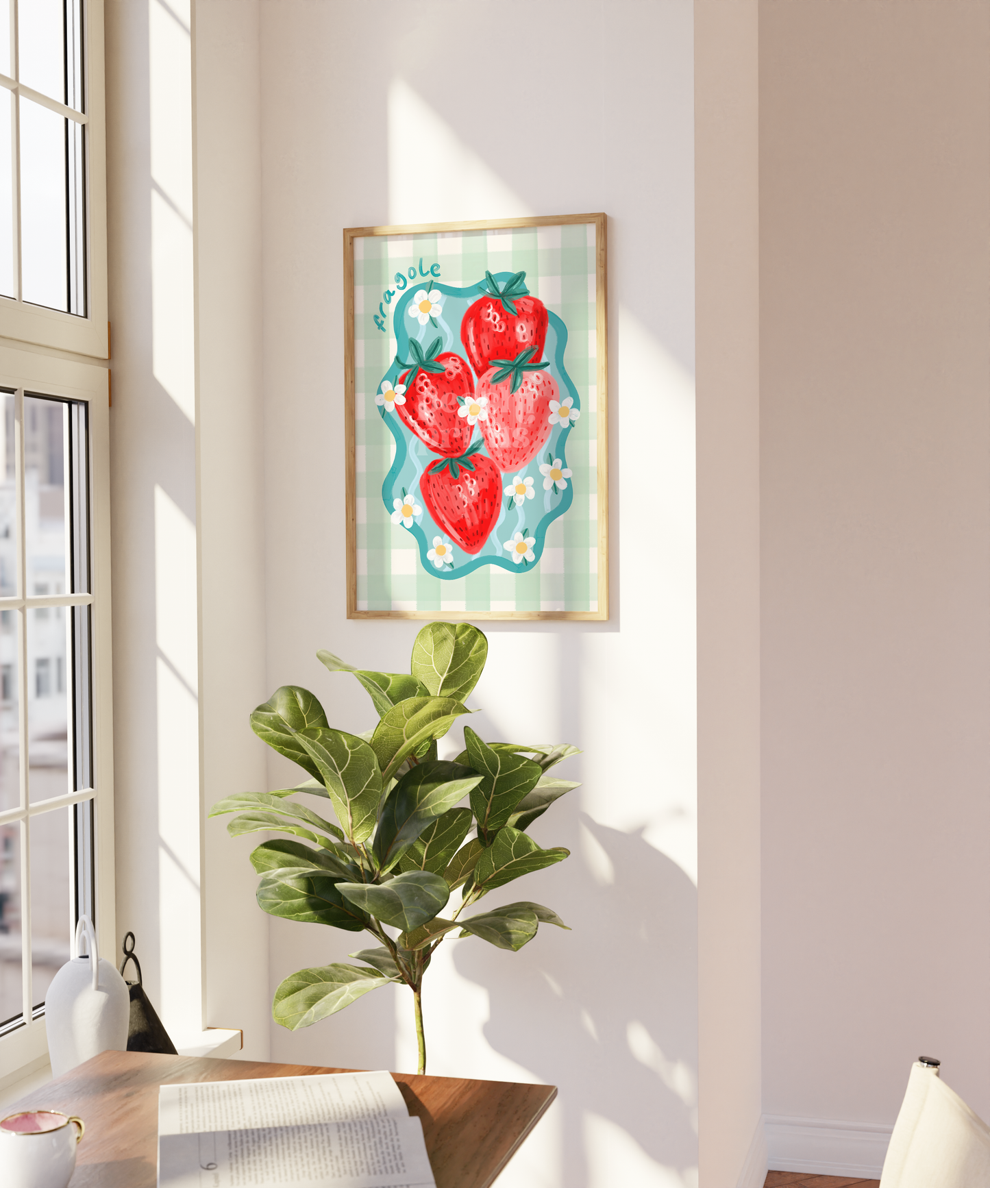 Fragole Strawberries Print