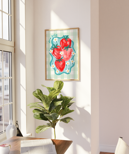 Fragole Strawberries Print