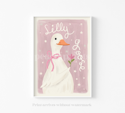 Silly Goose Print