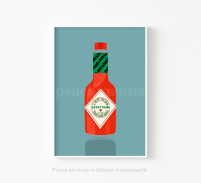 Hot Sauce Print