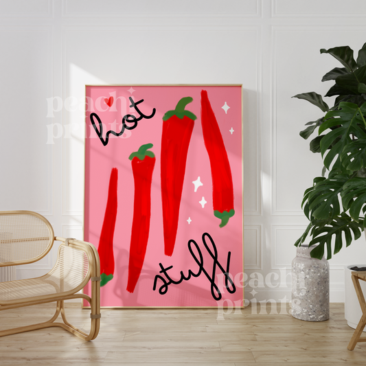Hot Stuff Chillies Print