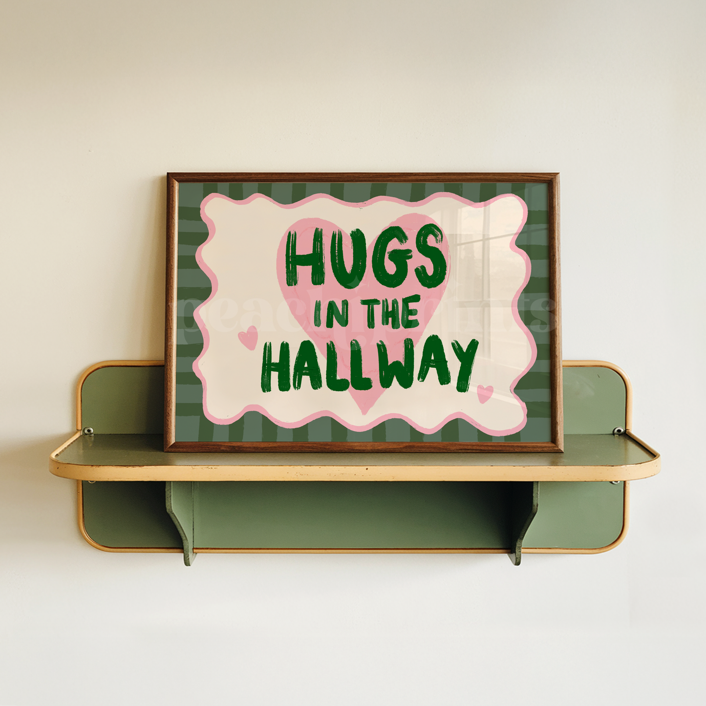 Hugs in the Hallway Print