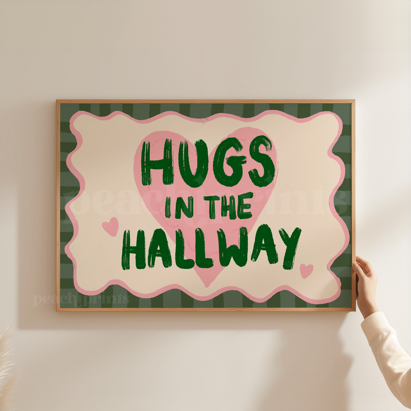Hugs in the Hallway Print