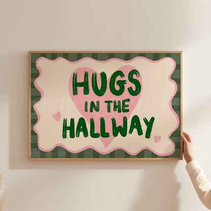 Hugs in the Hallway Print