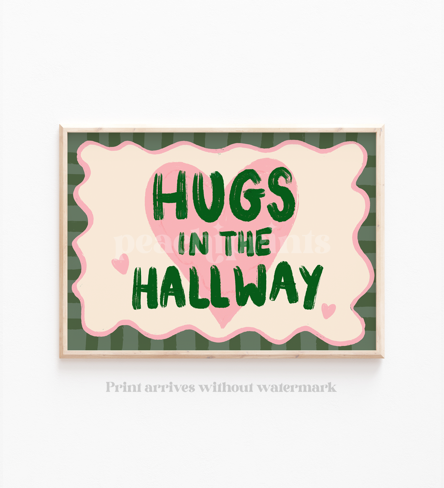 Hugs in the Hallway Print