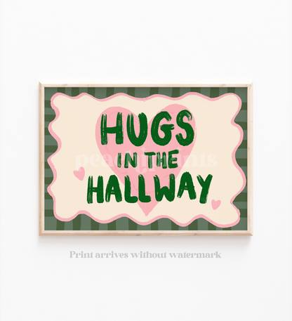 Hugs in the Hallway Print