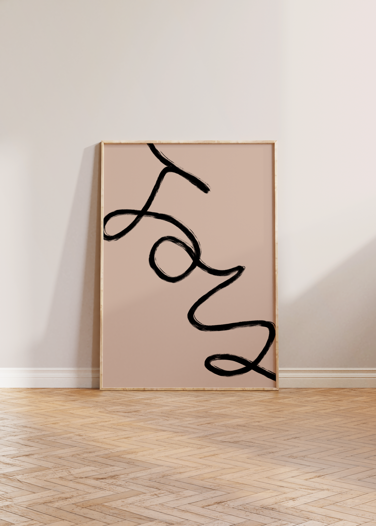 Neutral Joy Print Black