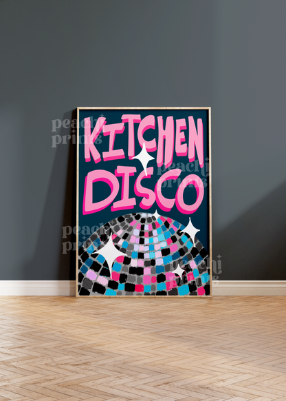 Kitchen Disco Ball Print