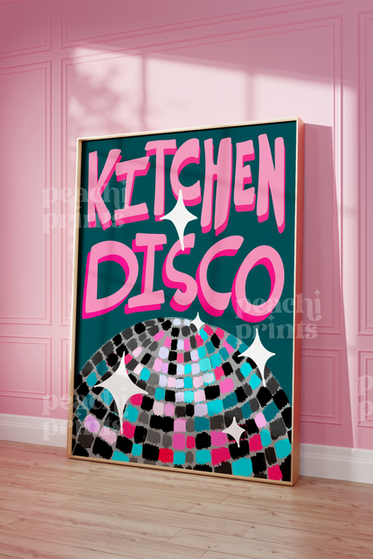 Kitchen Disco Ball Print