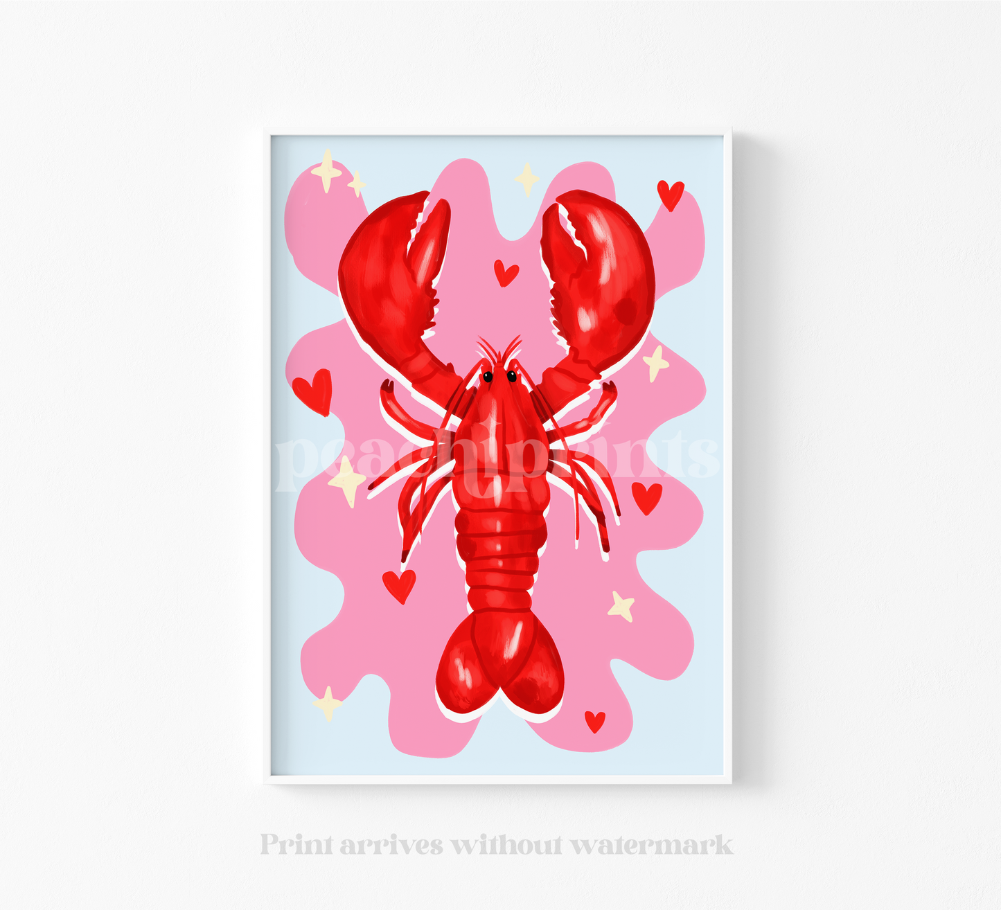 Lobster Love Print