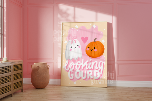 Looking Gourd Print