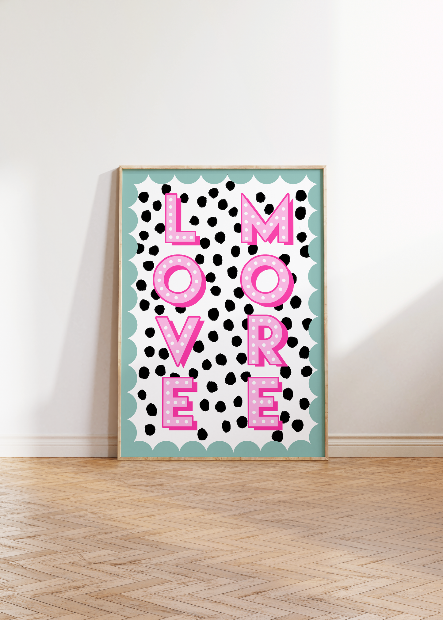Love More Spot Print