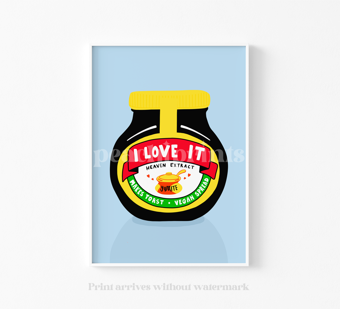 I Love it Marmite Print