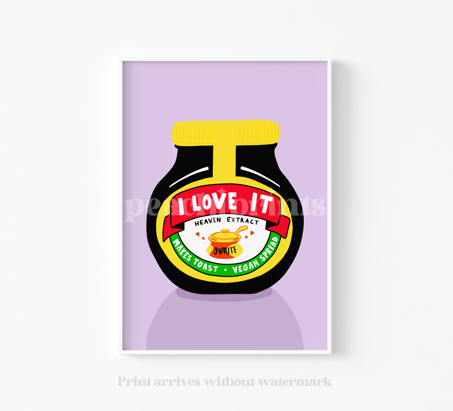 I Love it Marmite Print
