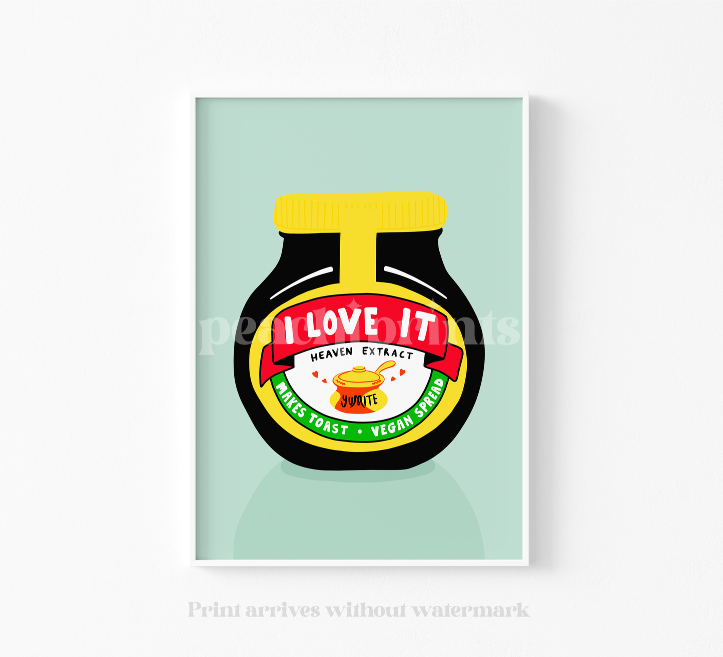 I Love it Marmite Print