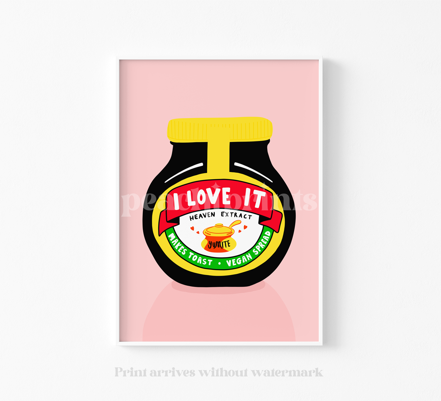 I Love it Marmite Print